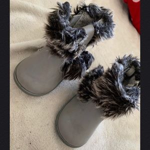 Baby girl size 4 boots